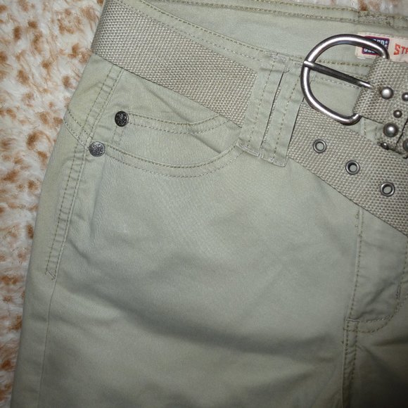 Comfortable Stretch Boot cut pants with a belt - Picture 2 of 11